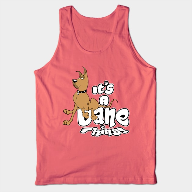 Dane Sitting Tank Top by DaleToons